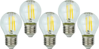 Produktbild von LED Lampe Filament 12V DC AC 1 Watt E27 3000K Warmweiß 5 Stück