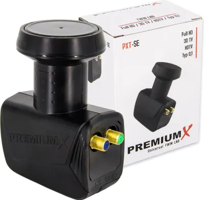 Produktbild von PremiumX Twin LNB PXT-SE DVB-S2 HDTV SAT für 2 Teilnehmer