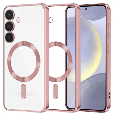 Obrázek produktu pro Techsuit Luxury Crystal Back Cover pouzdro s MagSafe pro Samsung Galaxy S24 Plus - růžové