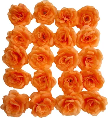 Obrázok produktu pre Umelé ružové kvety, 7,6 cm, 25 kusov, na dekoráciu