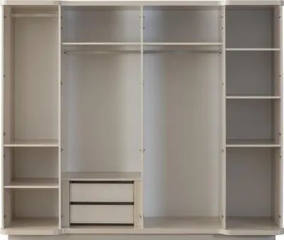 Produktbild von s Schlafzimmer Designer Doppelbett Kleiderschrank Nachttische