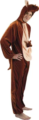 Produktbild von B88024-195 Känguru Kostüm Damen Herren Gr.bis max. 195 cm Körpergröße