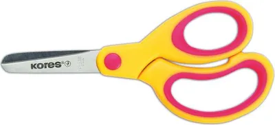 Obrázek produktu pro Kores SCH35130, Dětský, Rovný střih, Samostarný, Modrá, Červená, Kov, Nůžky pro umělecká řemesla, Kancelářské nůžky