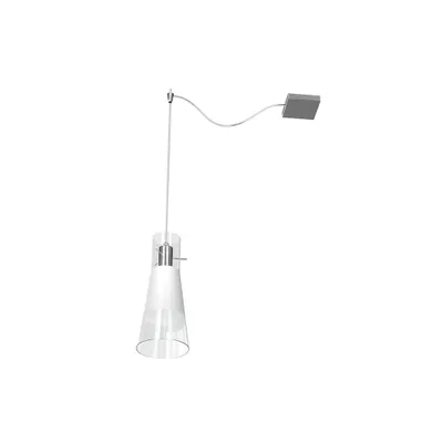 Obrázek produktu pro Závěsné svítidlo Contemp Decentrators Cone Metal Chrome Satin Glass 1 Light E27