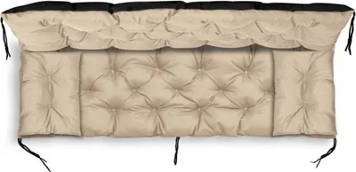 Produktbild von Schaukelbank Kissen Gartenset beige 180x60x50cm + 2 Kissen 42 x 42 cm