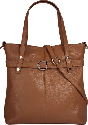 Produktbild von Cluty Shopper Damen 101022 cognac
