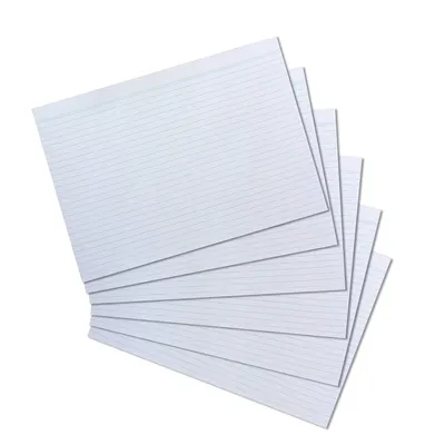Image de herlitz Fiches, DIN A4, lignées, blanches