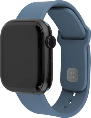 Produktbild von Armband für Apple Watch 44/45/46/49 mm, Fixed Silicone Strap, Hellblau