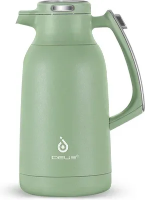 Obrázek produktu pro Izolovaná konvice na kávu 2 l, nerezová termoska, zelená