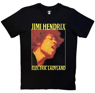 Produktbild von Jimi Hendrix - "Electric Ladyland" T-Shirt für Herren/Damen Uni RO15899 (XL) (Schwarz)