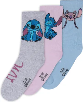 Produktbild von Stitch & Angel Socken 3 Paar Mädchen Kinder, Größe:27/30