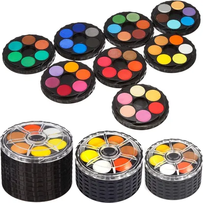 Immagine prodotto di Set di acquerelli, 6 colori, 36 fogli