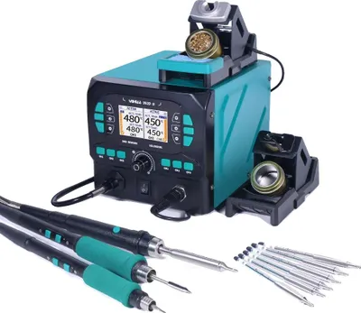 Produktbild von Heißluft-Reparaturstation, Präzisionssteuerung, gleichzeitiger Betrieb, set2, 220V-240EU