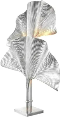 Produktbild von Casa Padrino Tischleuchte Silber 67 x H. 91 cm - Luxus Tischlampe