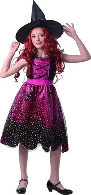 Imagen del producto de Disfraces para carnaval: Bruja, tallas 110-120 cm