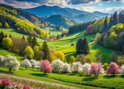 Produktbild von Alipson Puzzle Legespiel Spring Walk 500 Teile mehrfarbig