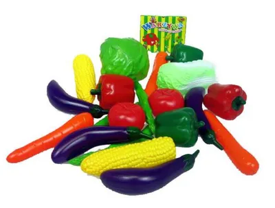 Produktbild von Plastikgemüse im Netz 20Stk HIPO