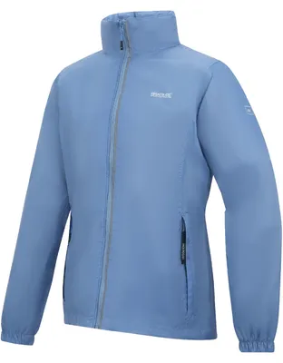 Zdjęcie produktu dla Kurtka przeciwdeszczowa Regatta Corinne IV dla kobiet, wodoodporna, z kapturem, kolor: Washed Denim, rozmiar: 44