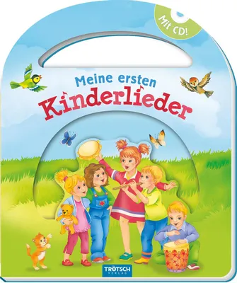 Produktbild von Trötsch Pappenbuch mit Henkel und CD Meine ersten Kinderlieder