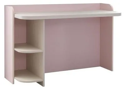 Zdjęcie produktu dla Różowy biurko designerskie pokój młodzieżowy stoły drewniane meble do pokoju dziecięcego