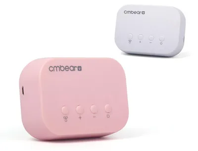 Produktbild von cmbear Tragbare elektrische Doppelmilchpumpe mit Massage- und Saugfunktion, 2 Modi, 12 Stufen, einstellbar, leise, sicher für Zuhause, Büro und Reisen, rosa