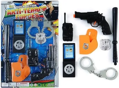 Immagine prodotto di Set della polizia (giocattolo, festa in maschera)