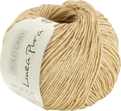 Produktbild von Lana Grossa SOLO LINO (Linea Pura), Farbe:069 - Vanille