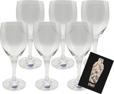 Produktbild von 6 x Apollinaris Vio Wasser Glas 0,2l Stielglas Tulpe – Transparentes Glas für Softdrinks & Wasser