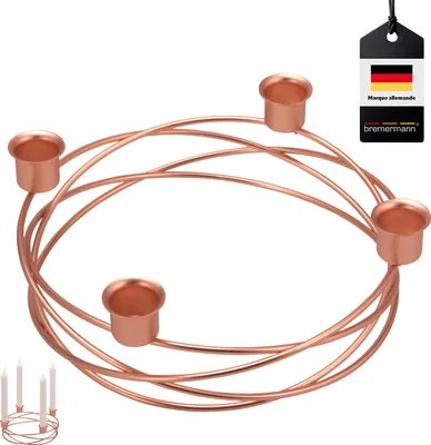 Image de Bougeoir Bremermann – forme de couronne, pour bougies coniques / bougies de table, chandelier