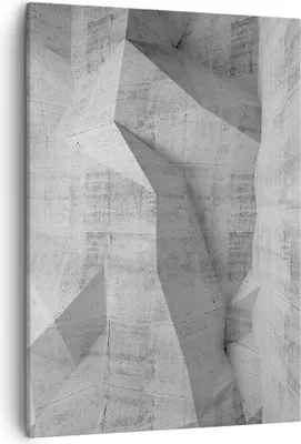 Produktbild von Bild auf Leinwand - Leinwandbild - Einteilig - Beton Wand Grau - 50x70cm - Wand Bild - Wanddeko - Wandbilder - Leinwanddruck - Kunstdruck - Wanddekoration - Leinwand bilder - Wandbild - PA50x70-4183