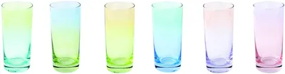 Image de Set de six verres Arc-en-ciel grand format
