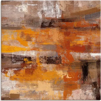 Produktbild von Silvia Vassileva: Mojave-Straße, Produkt:Leinwand, Größe (HxB):70x70 cm / Leinwand