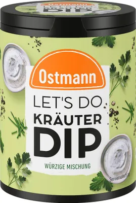 Zdjęcie produktu dla Ostmann Lets Do zioła dip przyprawa opakowanie 60g