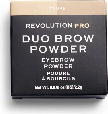 Zdjęcie produktu dla Makeup Revolution, REVOLUTION PRO, Vegan, Eyebrow Powder, Taupe, 2.2 g