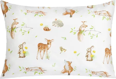 Obrázok produktu pre Bavlnenný vankúš - 40x60 cm - béžový, oranžový