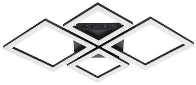Produktbild von EGLO PARANDAY-Z, 4 Glühbirne(n), LED, 5000 lm, IP20, Schwarz
