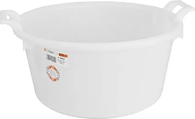 Obrázek produktu pro Vana ICS P9052, 30 litrů, 52 cm, bílá, kulatá, s ušima