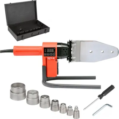 Image de Yato YT-82250 Ausrüstung de Schweißen de Kunststoff de Rohr de 850 W Orange 1 Stück(e)