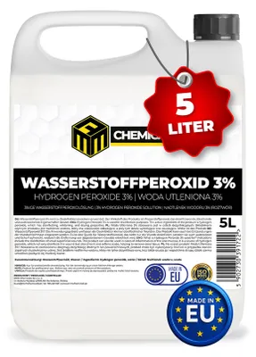 Produktbild von MRM Chemicals Wasserstoffperoxid 3 % – wässrige H2O2-Lösung, 1 x 5 L