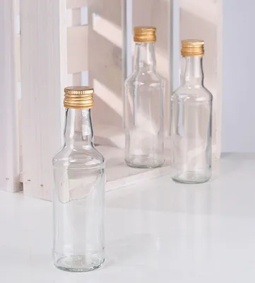 Produktbild von Schraubflaschen Glas 200ml Set (1)