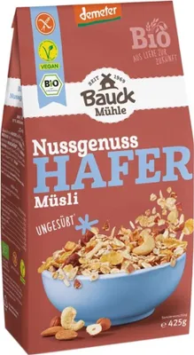 Produktbild von Bauckhof Hafer Müzli Nussgenuss Demeter - - 425g