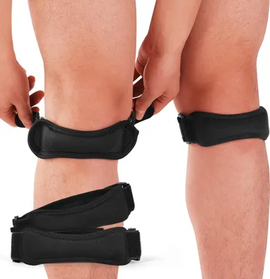 Produktbild von Orthopädische Kniebandage 2er Set, verstellbar, für Meniskus Schmerzlinderung