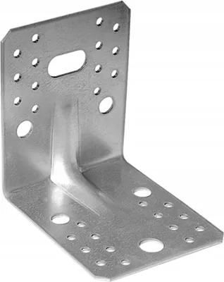Produktbild von BKshop | Winkelverbinder KPL02 - 105x105x90mm - verzinkter Stahl - stabil und korrosionsbeständig