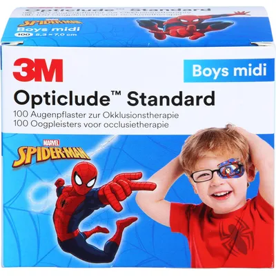 Image de 3M Opticlude Standard Boys Midi Disney Pansements oculaires, 100 pièces