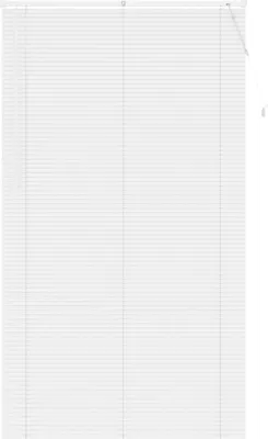 Produktbild von vidaXL Jalousie Weiß 213 x 110 cm 25 mm PVC