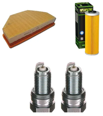 Obrázok produktu pre Servisná sada pre KTM RC8 1190 (2008–2011) – vzduchový filter, olejový filter, zapaľovacie sviečky od pamoto –