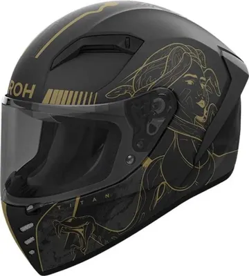 Immagine prodotto di Casco Airoh Connor in titanio, nero opaco/oro, L (59/60)