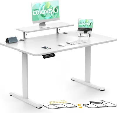 Obrázek produktu pro Nastavitelný stůl - Stůl s možností stání a sezení - Elektrický stůl - Stůl s nastavitelnou výškou