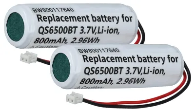 Produktbild von vhbw 2x Akku Ersatz für Datalogic 10-4765, EP0906, 5-3112 für Barcodescanner POS (800 mAh, 3,7 V, Li-Ion)
