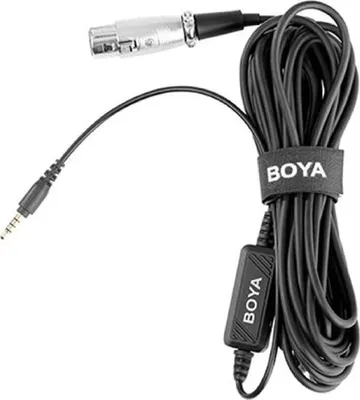Produktbild von BOYA Mikrofonadapter 3,5 mm - XLR BY-BCA6 Männlich TRRS - Weiblich